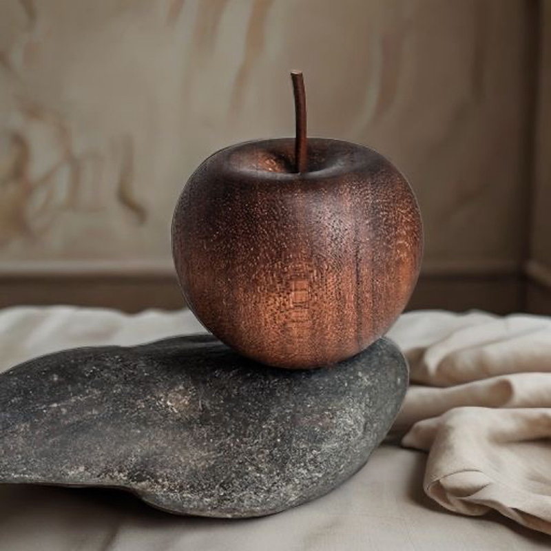 Home Fragrance Oil Diffuser - 1 STKS Houten Appelvormige Essentiële Olie