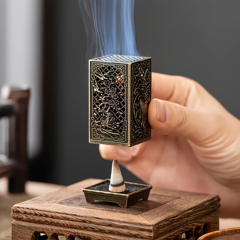 Home Fragrance Aroma Set - 2-delige traditionele Chinese wierookhouderset - uitgehold