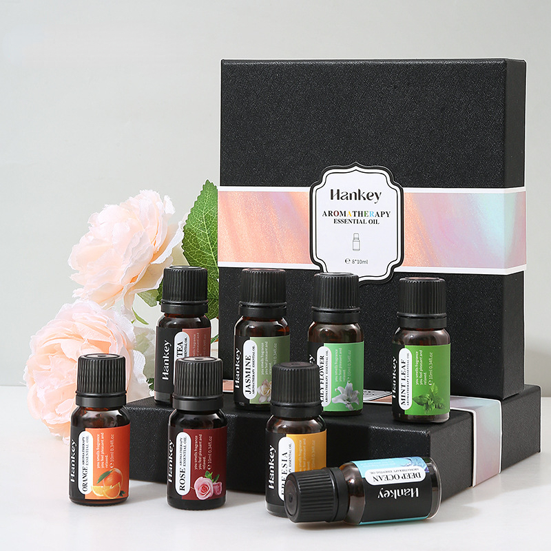 Home Fragrance Aroma Set - YXY 8*10ML Oranje Jasmijn Rose Pure