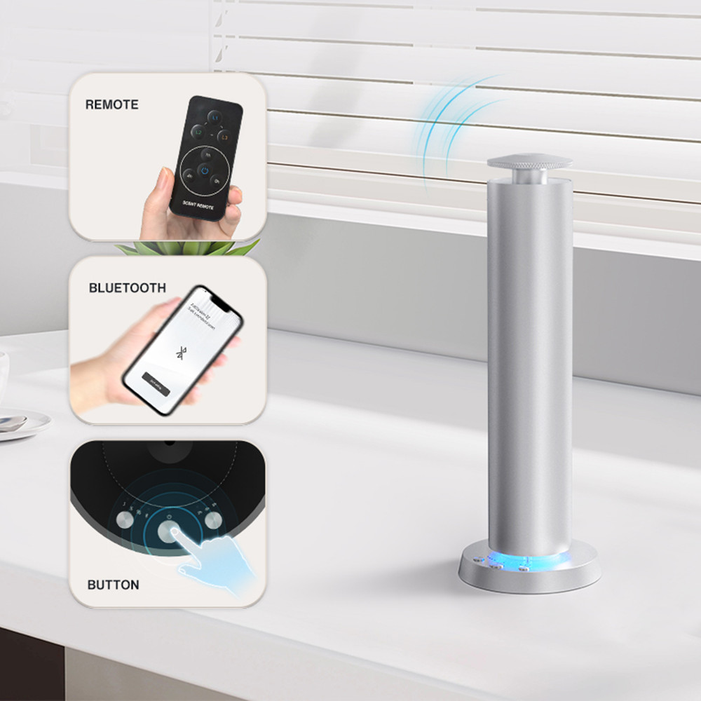 Home Fragrance Rituals - Huisparfum Bluetooth Aroma Diffuser Batterij Metaal