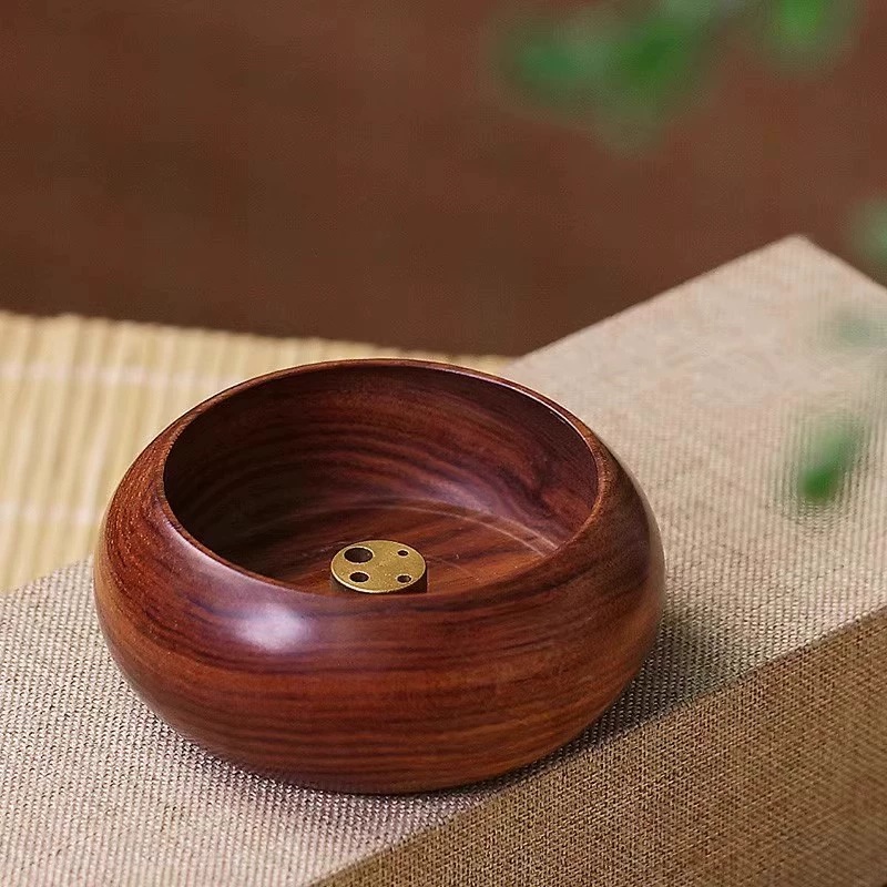 Houten komvormige mini wierook - Home Fragrance Plug In recensie en prijs