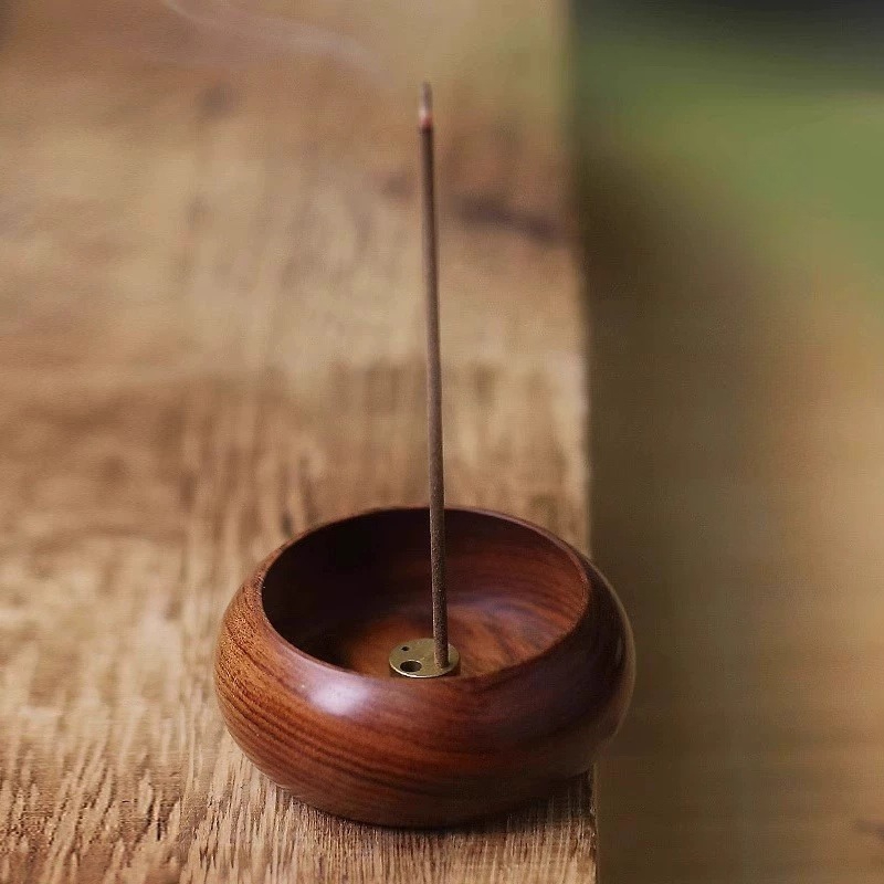 Houten komvormige mini wierook - Home Fragrance Plug In recensie en prijs