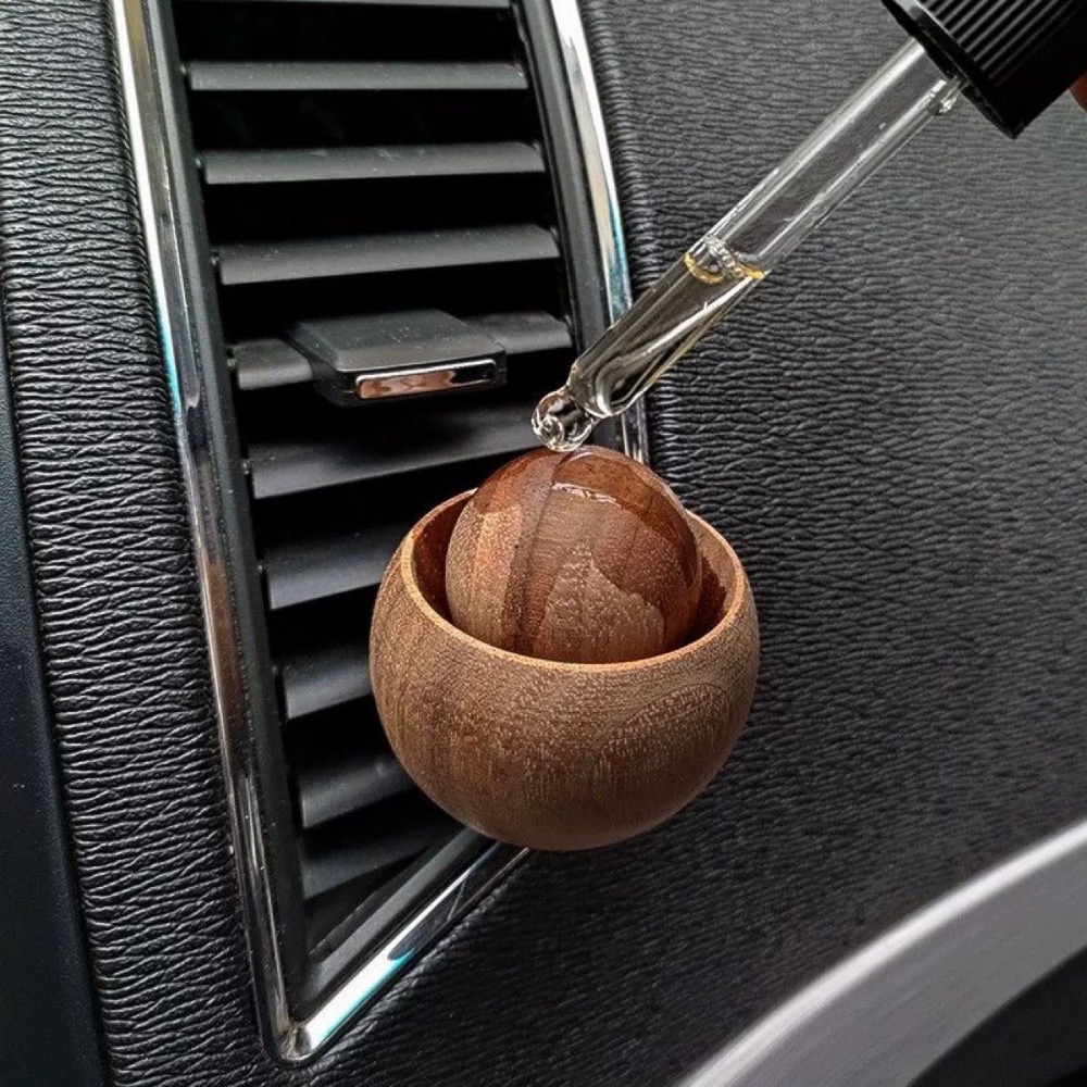 Sferische houten etherische ol - Home Fragrance Organic recensie en prijs