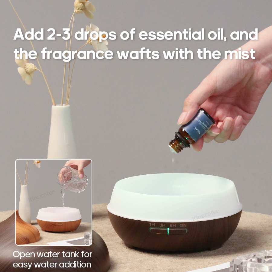 KINSCOTER Houtnerf Aromatherap - Home Fragrance Oil Diffuser recensie en prijs