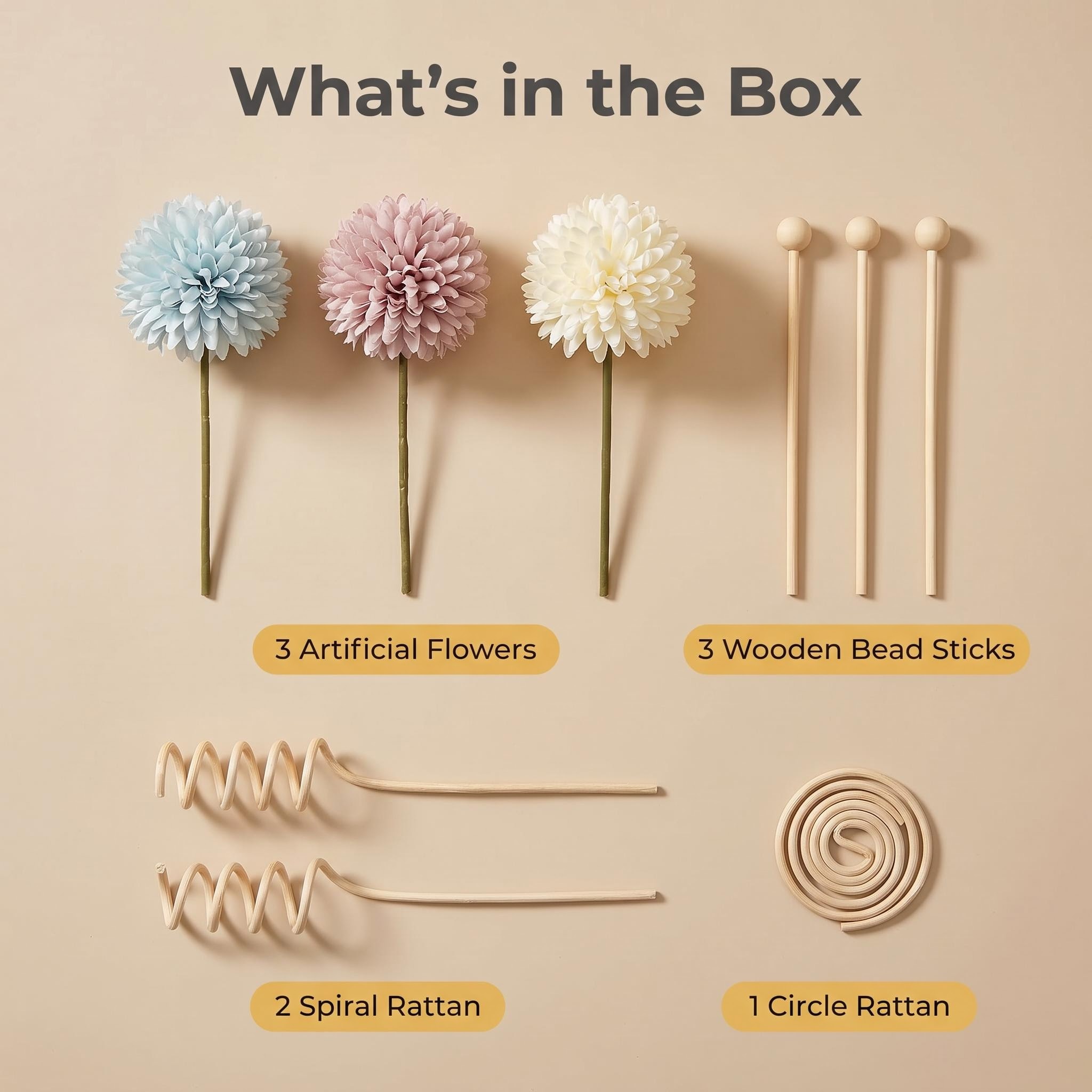 DIY diffuser sticks set, kunst - Home Fragrance Aroma Set recensie en prijs