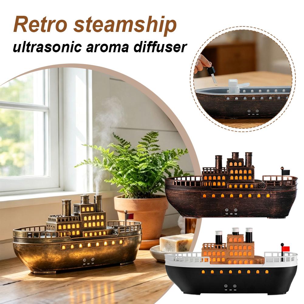 Retro Steamboat Ultrasone Esse - Home Fragrance Oil Diffuser recensie en prijs