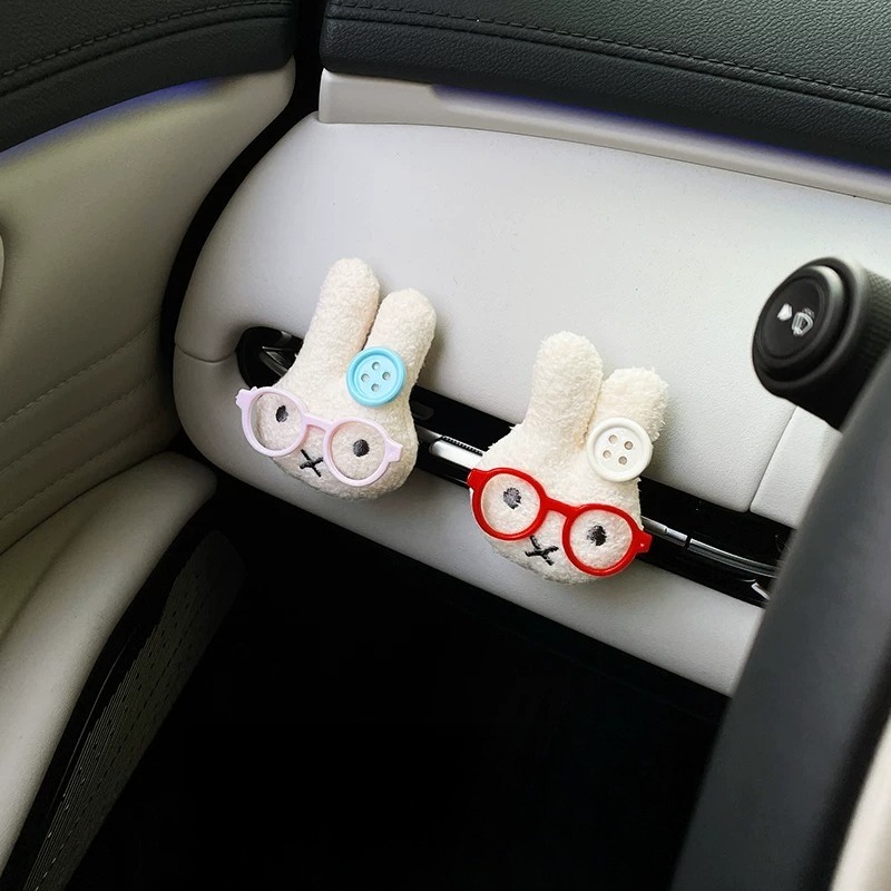 Schattig konijn met bril Auto  - Car Vent Diffuser recensie en prijs