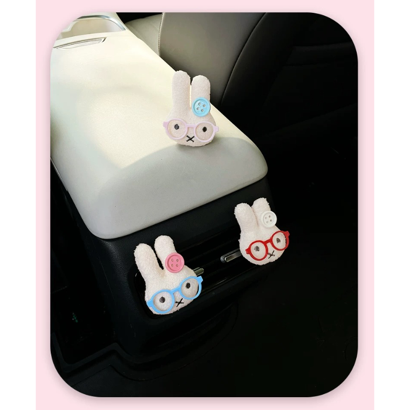 Schattig konijn met bril Auto  - Car Vent Diffuser recensie en prijs